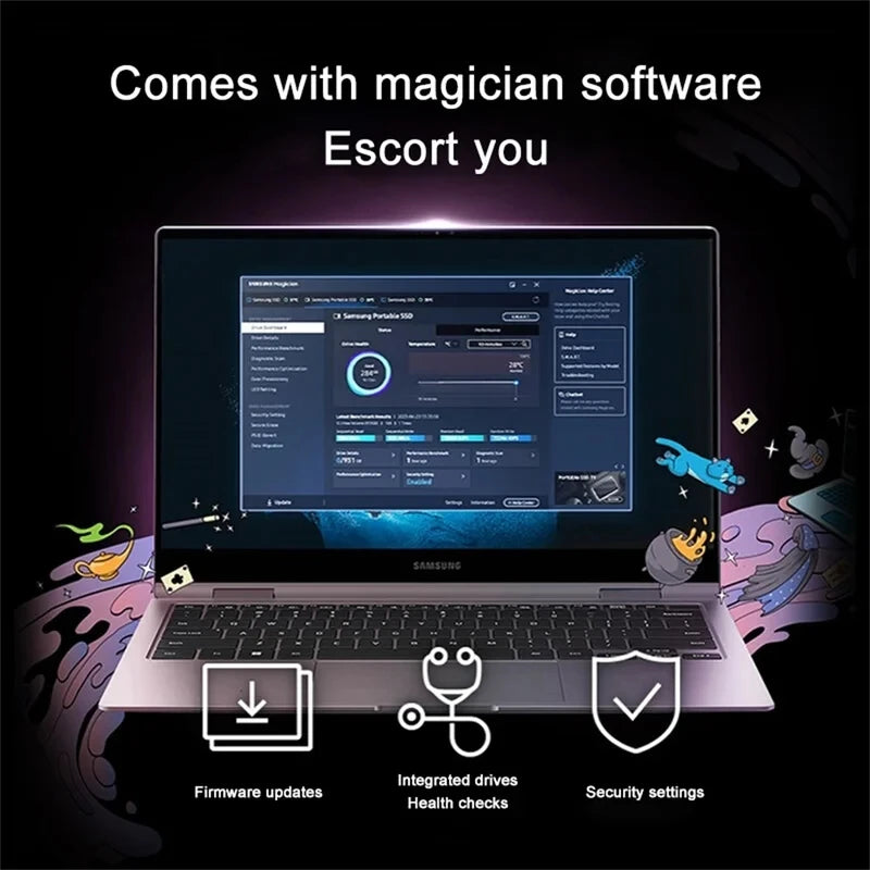 Samsung PSSD USB 3.2 Type-C 1TB-4TB For Laptop Desktop