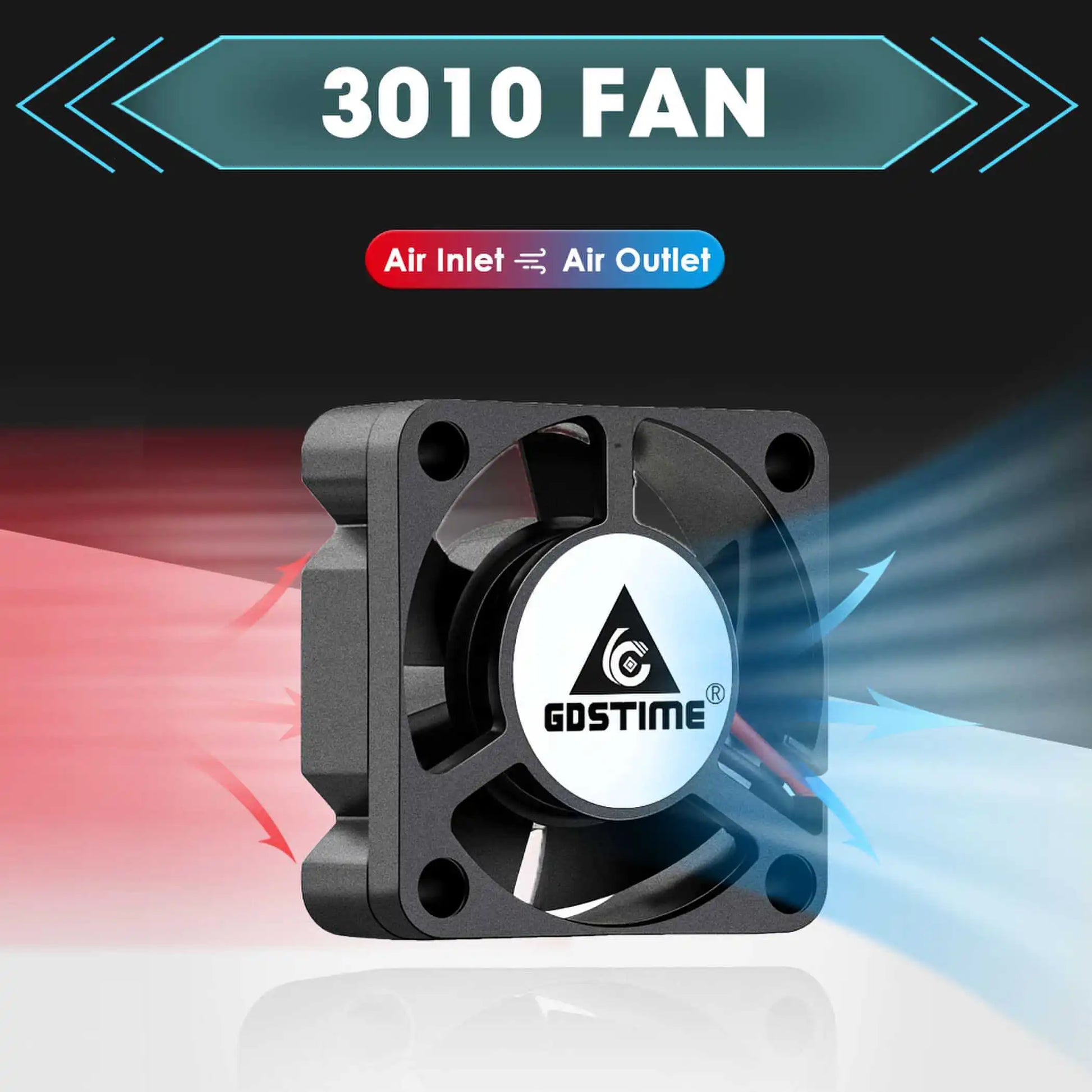 10000rpm Aluminum Alloy CPU Fluid Bearing Cooler Radiator Fan