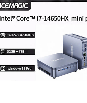 Mini PC With Intel Core I7-14650HX 32GB RAM 1TB SSD For Light Gaming