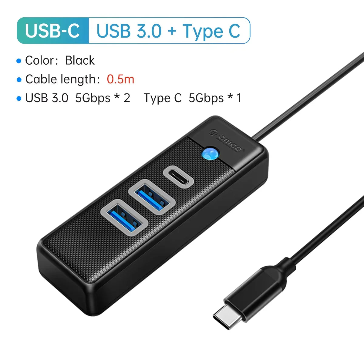 Orico USB 3.0 5Gbps Multi Type-C High Speed OTG Adapters