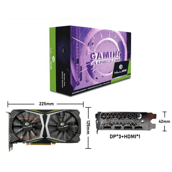 8GB RTX2060 Series GDDR6 Dual Fans Video Graphics Card For PC