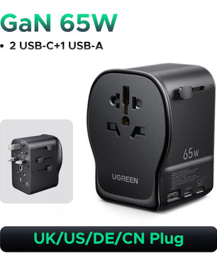 Ugreen 65W Alloy Type-A Fast Charger For iPhone and Laptop