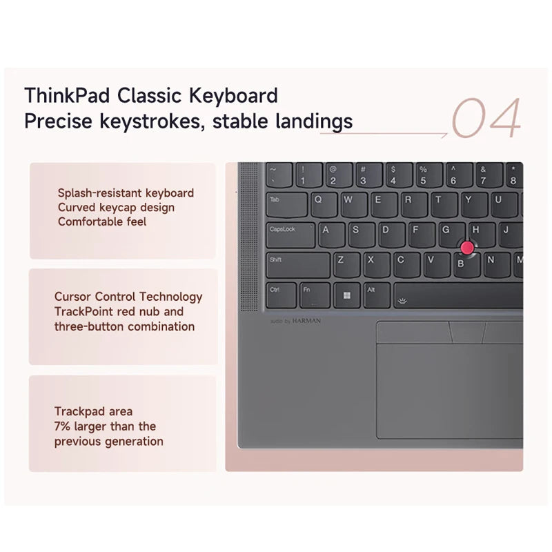 1TB 14" 120Hz  Intel Core 5 220H Bluetooth Slim Lenovo Laptop