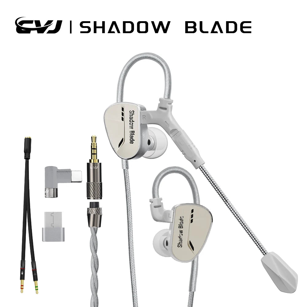 CVJ Metal Type-C Hybrid Technology Wired Earphones
