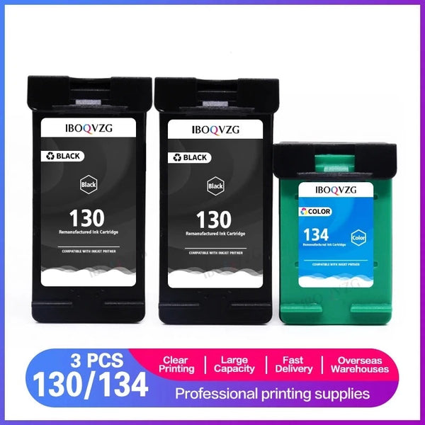 130 134 Ink Cartridge For HP 6543 5743 6623 5743 6843 6523 9803