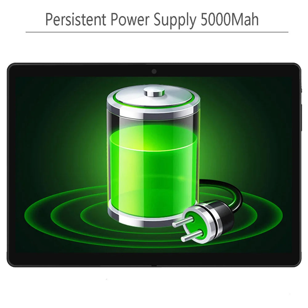 5000mAh 4GB RAM 64GB ROM 10.1 Inches Touch Android 11.0 Tablet