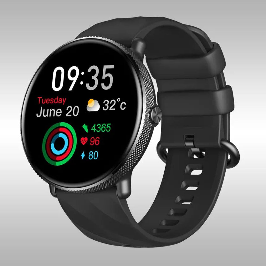 Steel Amoled Display Waterproof Android Round Shape Smartwatch