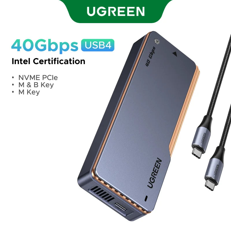 Ugreen Aluminum Alloy 40Gbps NVMe Solid State Drive Enclosure