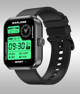 Silica Gel Amoled Display Waterproof Android Square Shape Smartwatch