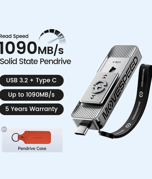 512GB - 2TB USB 3.2 External Flash Memory Solid State Pen Drive