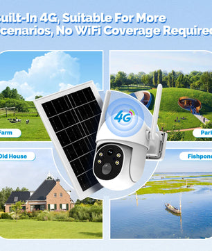 Moes ABS 4G Human Detection Security Protection Camera