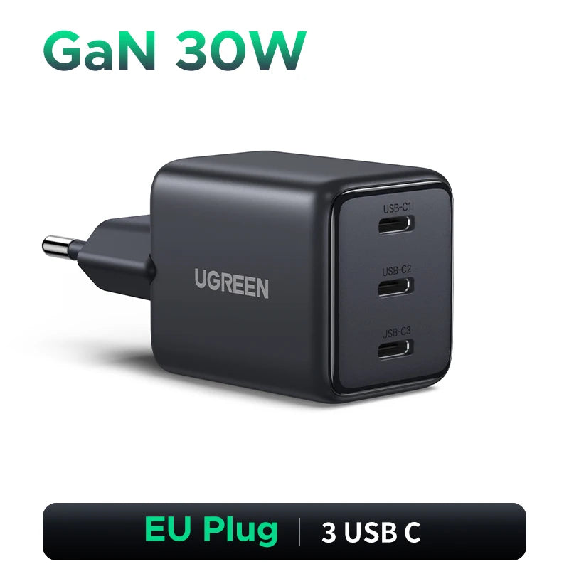 Ugreen 30W GaN PD 3.0 UFSC PPS Charger For iPhone 17 16 15 Pro Max