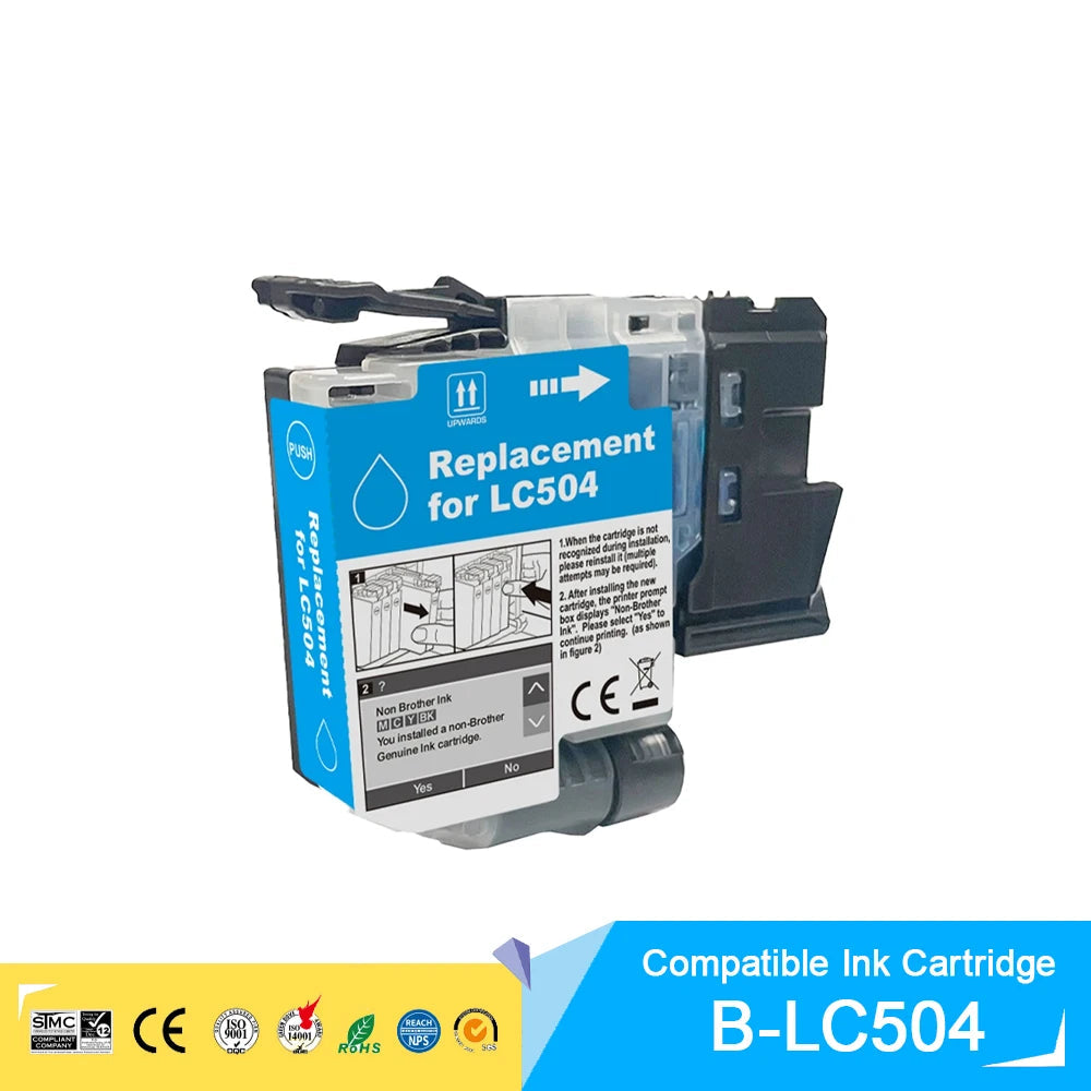 LC504 LC-504 Compatible Ink Cartridge For Brother MFC-J1355DW Series
