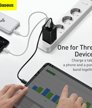 Baseus 65W USB Type-C Charger For iPhone 12 Pro Max and MacBook