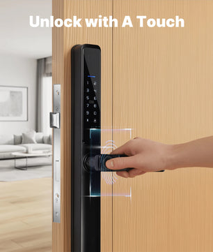 Aluminum Alloy Bluetooth Compatible Electronic Smart Door Lock