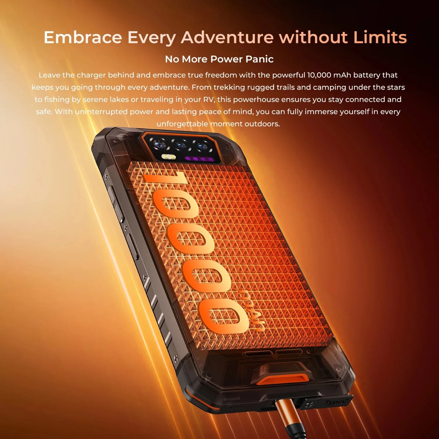 7500mAh 256GB 120Hz Android WP58 PRO 5G Rugged Smartphone