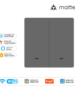 MOES WiFi Smart Light Button Switch with Alexa Google Home