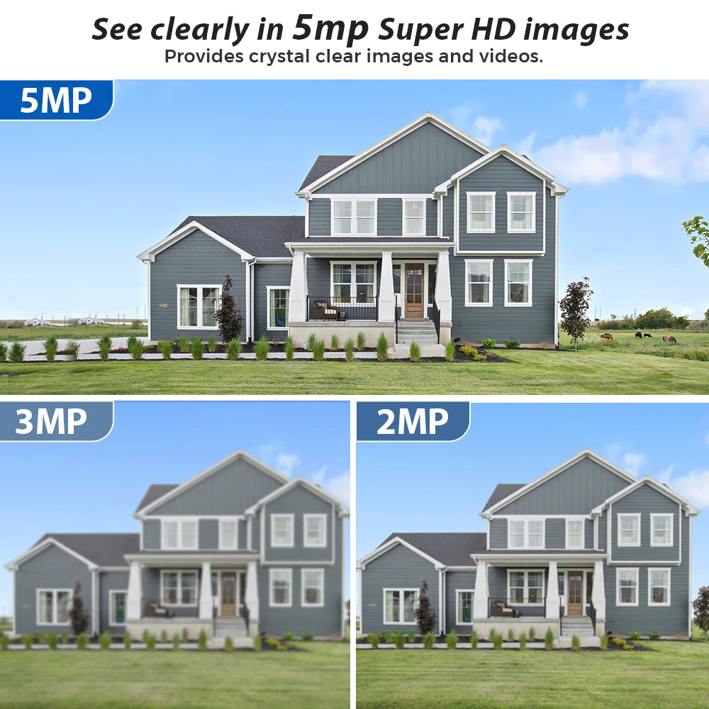 5MP 7800mAh HD Wireless Solar Outdoor Wifi Surveillance Camera