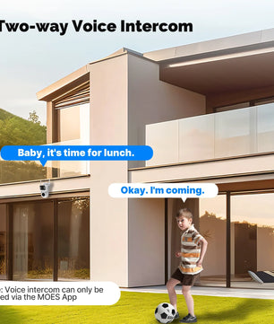 Moes 2.4GHz 8MP Outdoor Waterproof Auto Track Two Way Camera