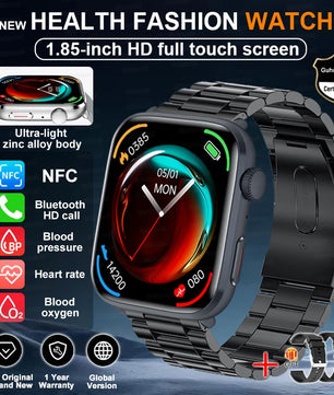 Rubber Waterproof Android Square Shaped Amoled Screen Smartwatch