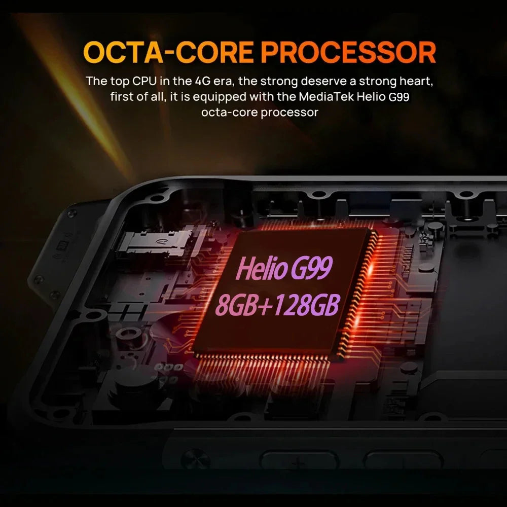 5000mAh 6.3'' 128GB Android W999 ATEX Waterproof Smartphone