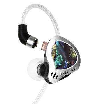 Metal Dynamic Vocalism 2PIN Cable 1DD+1PZT Hi-Fi In-Ear Earphones