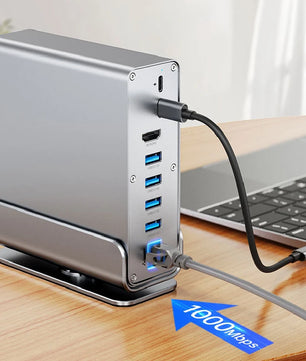 Ugreen 15-IN-1 Metal Type-C HDMI RJ45 Card Reader Docking Station