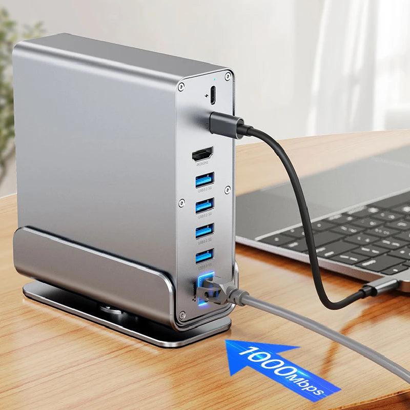 Ugreen 15-IN-1 Metal Type-C HDMI RJ45 Card Reader Docking Station
