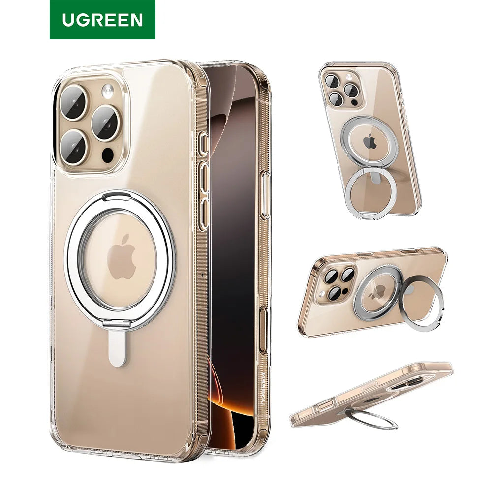 Ugreen TPU 360° Magnetic Stand Case For iPhone 17 Pro