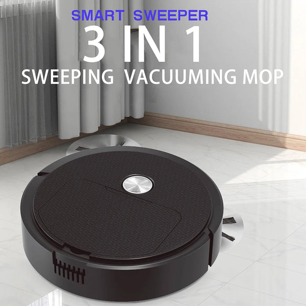 3 In 1 Plastic Panel Household Sweep Robotic Vacuum Cleaner