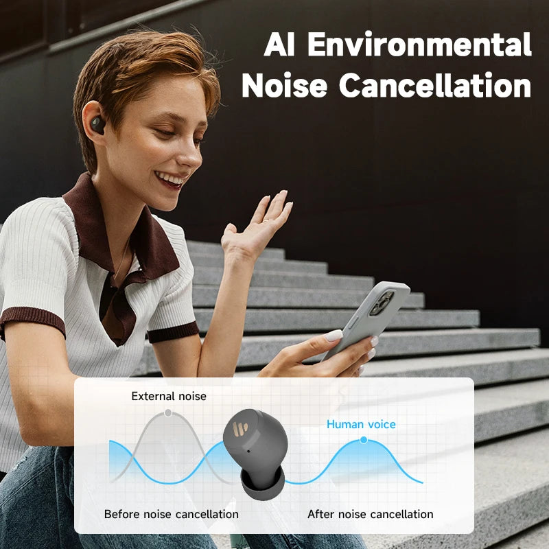 Plastic Dynamic Vocalism Bluetooth V5.3 Wireless Earphones