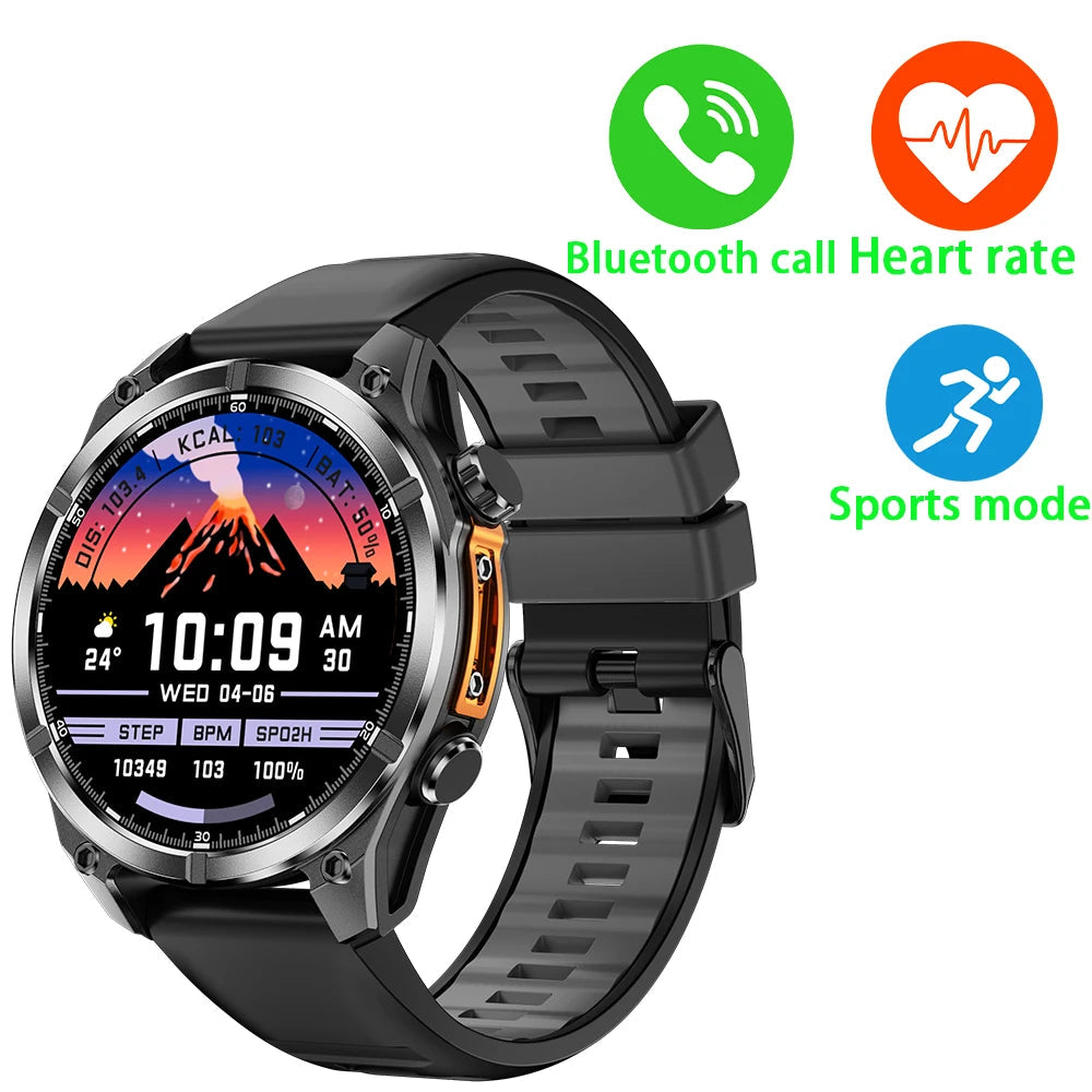 Alloy Waterproof Android Round Shape Bluetooth Smartwatch