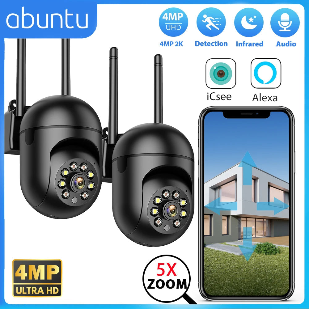 4MP Single Lens Wifi 5X Digital Zoom Surveillance Camera