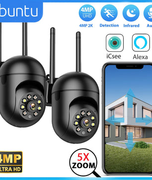 4MP Single Lens Wifi 5X Digital Zoom Surveillance Camera