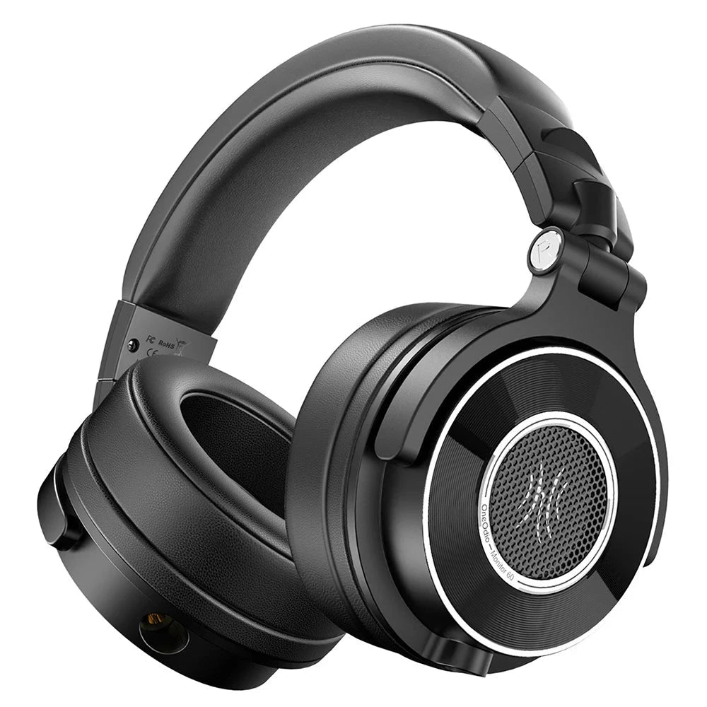 Plastic Dynamic Vocalism Over Ear Wired HiFi Headphones