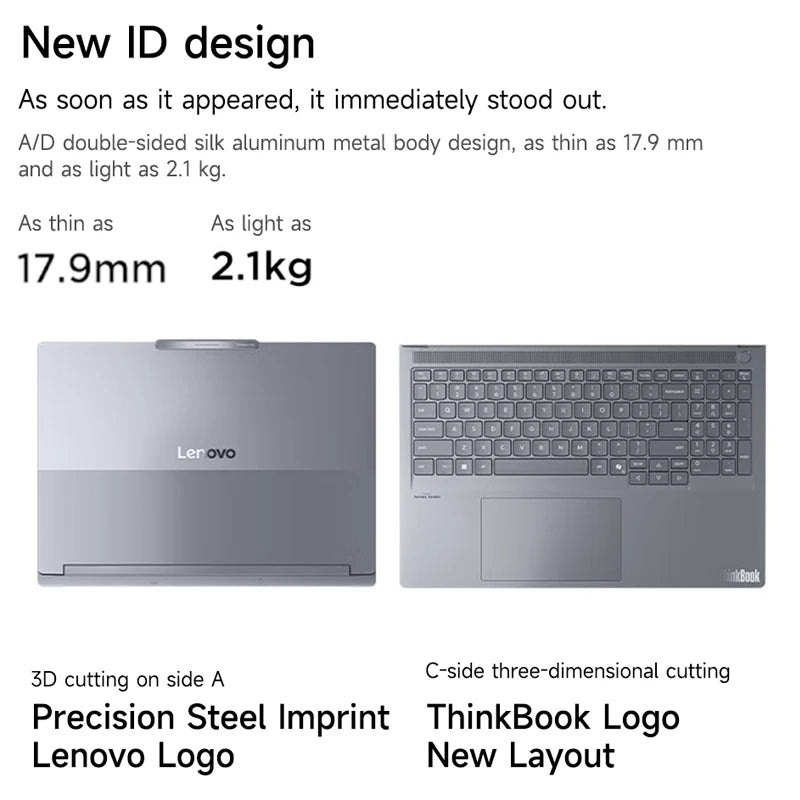 1TB 16" 32GB Ultra 7 255HX Thinkbook Bluetooth Lenovo Laptop