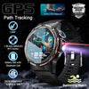 Silica Gel Waterproof Round Shaped Heart Rate Tracker Smartwatch