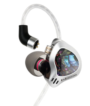 Metal Dynamic Vocalism 2PIN Cable 1DD+1PZT Hi-Fi In-Ear Earphones