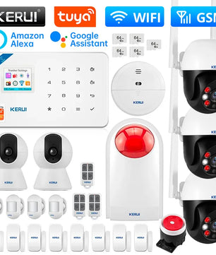 Kerui Plastic Smart Wireless Motion Detector Security Sensor Kit