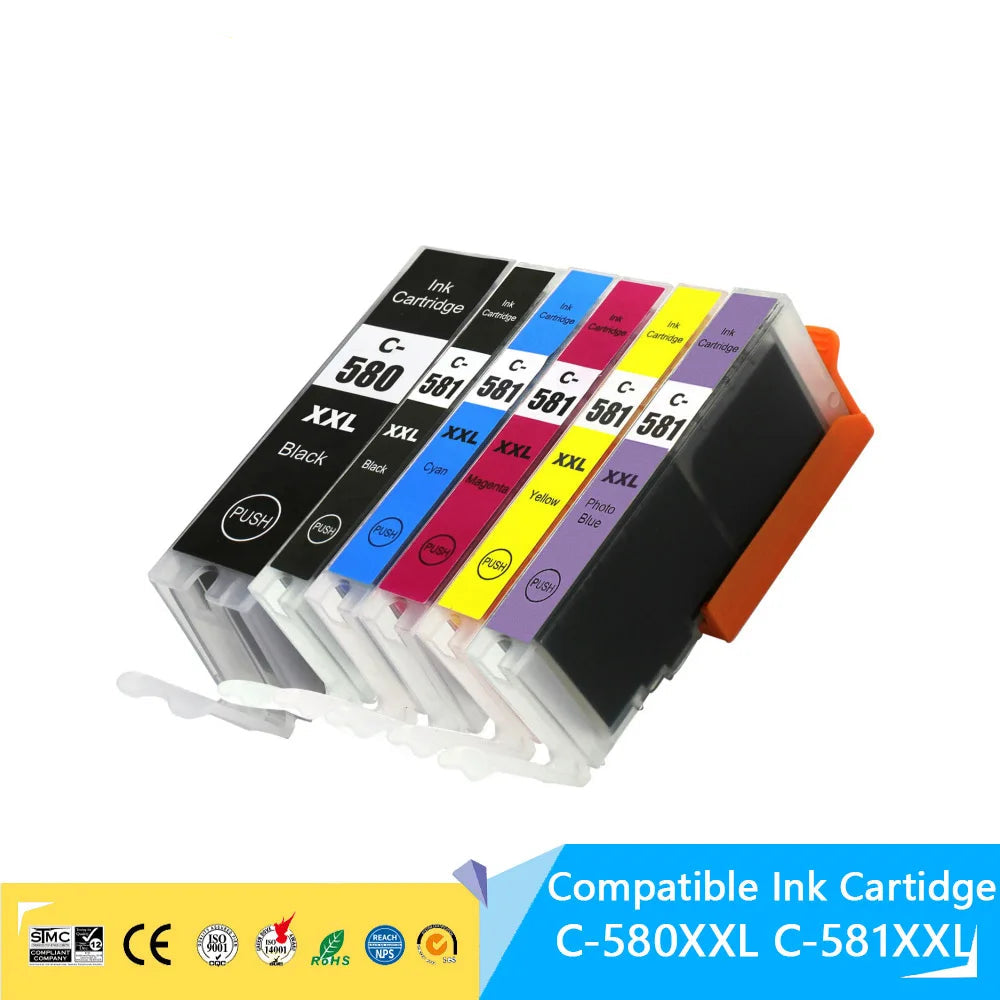 PGI 580XXL CLI 581XXL Ink Cartridge for Canon PIXMA TR7550 Series