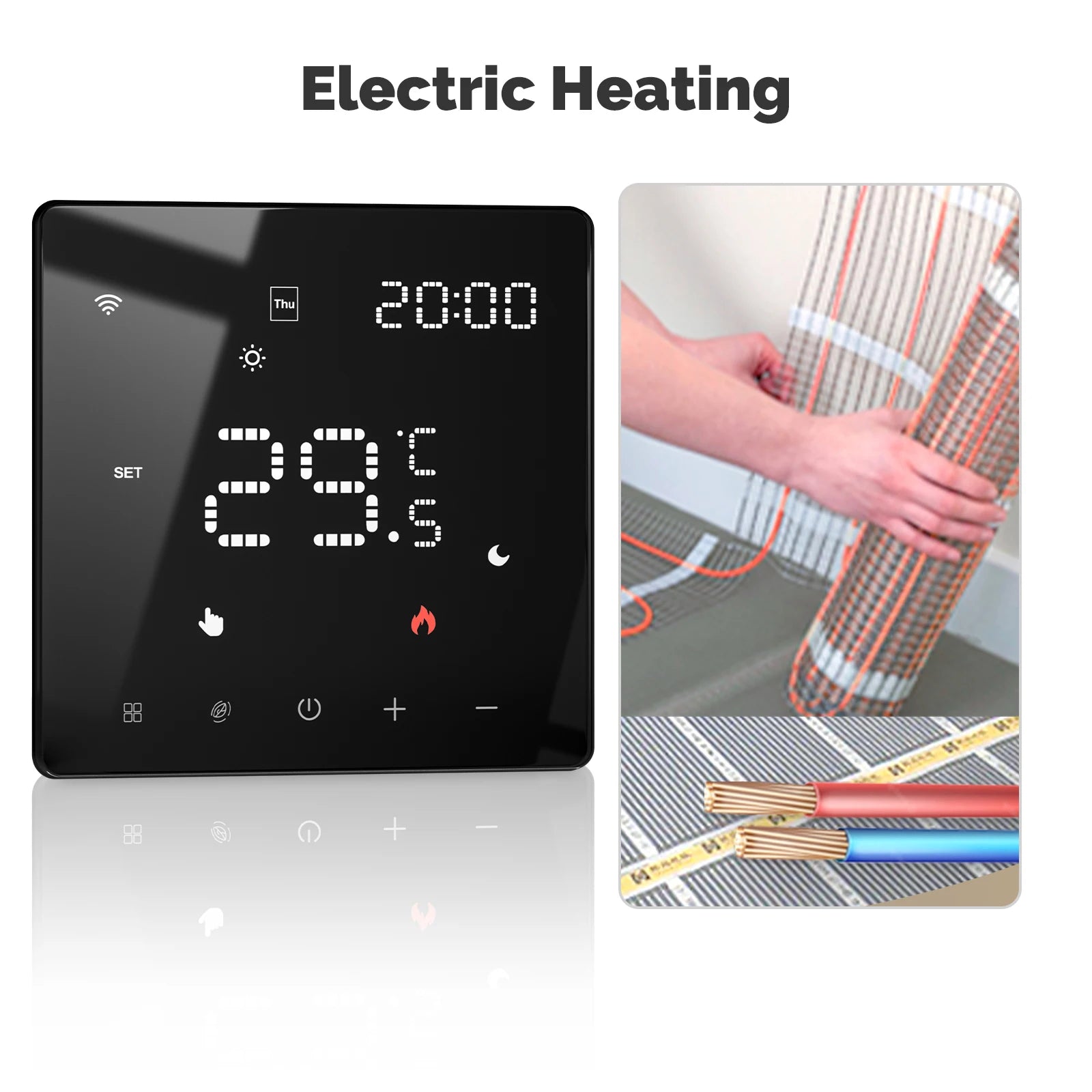 Moes WiFi ZigBee Smart Thermostat Temperature Tuya Controller