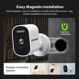 Boavision 4MP WIFI Night Vision Two Way Audio Security Camera
