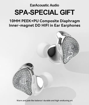 Metal 3.5mm Dynamic Vocalism Composite Diaphragm Earphones