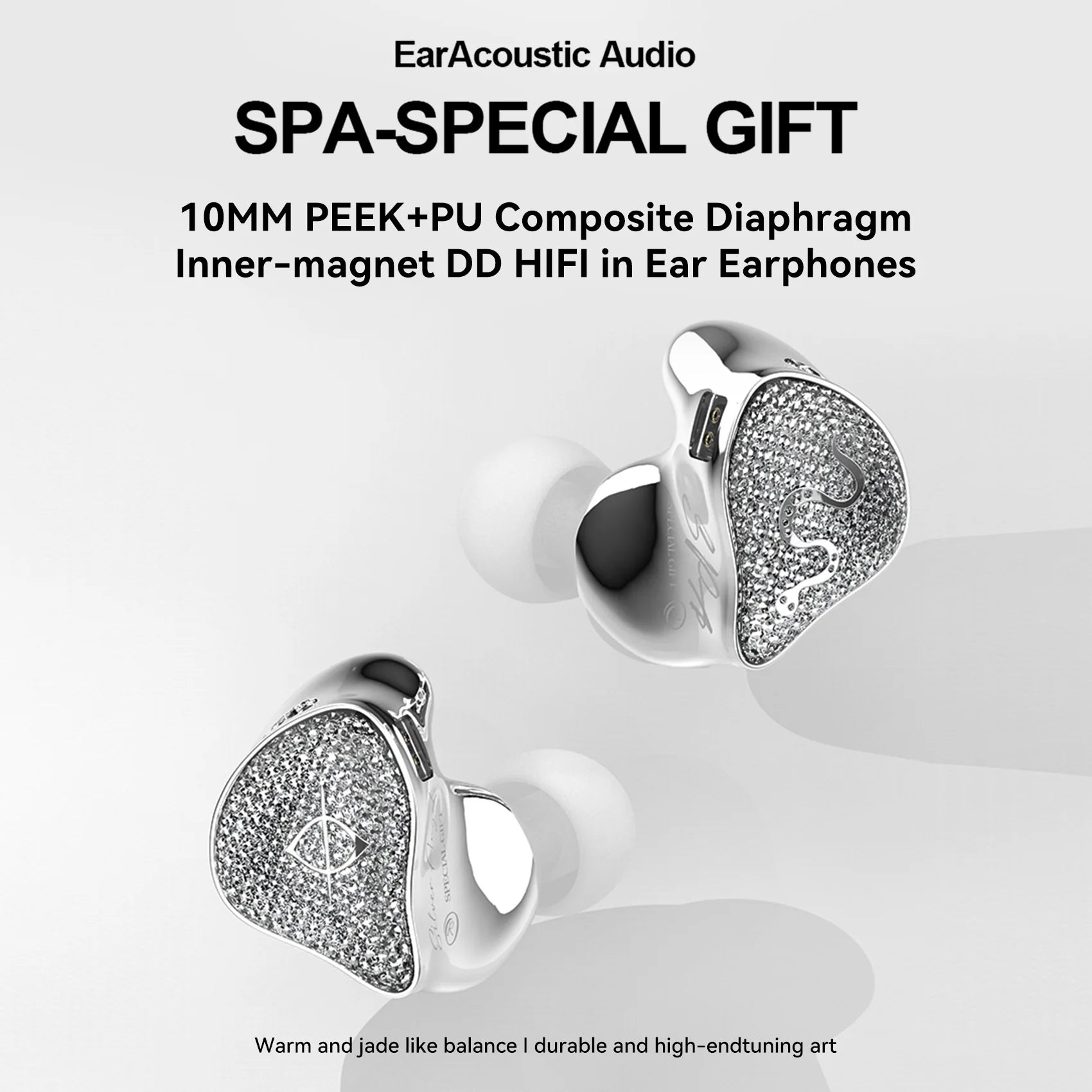 Metal 3.5mm Dynamic Vocalism Composite Diaphragm Earphones