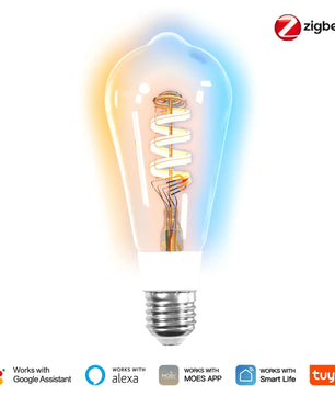 MOES WiFi Zigbee Smart LED Bulb with Alexa Google Home