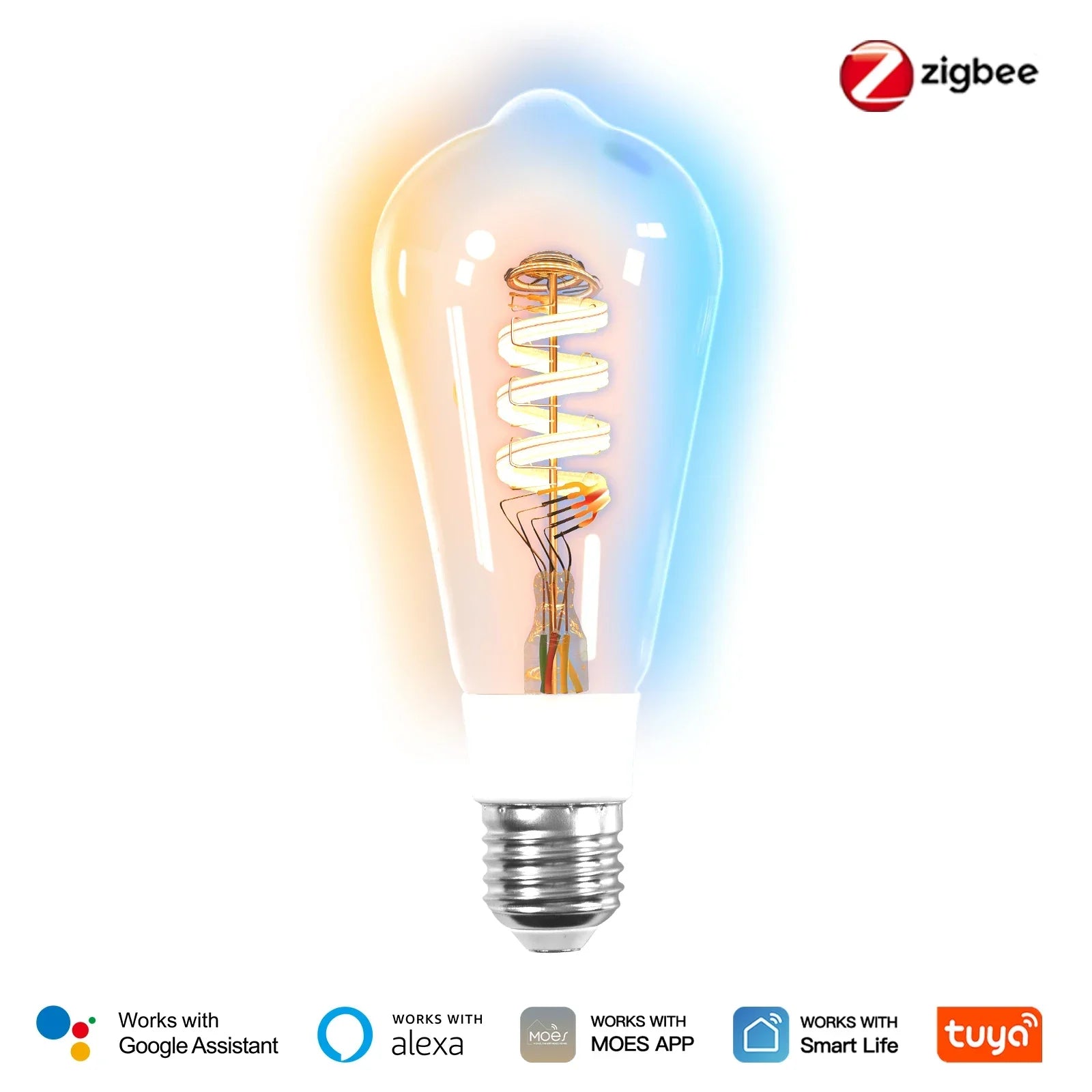 MOES WiFi Zigbee Smart LED Bulb with Alexa Google Home