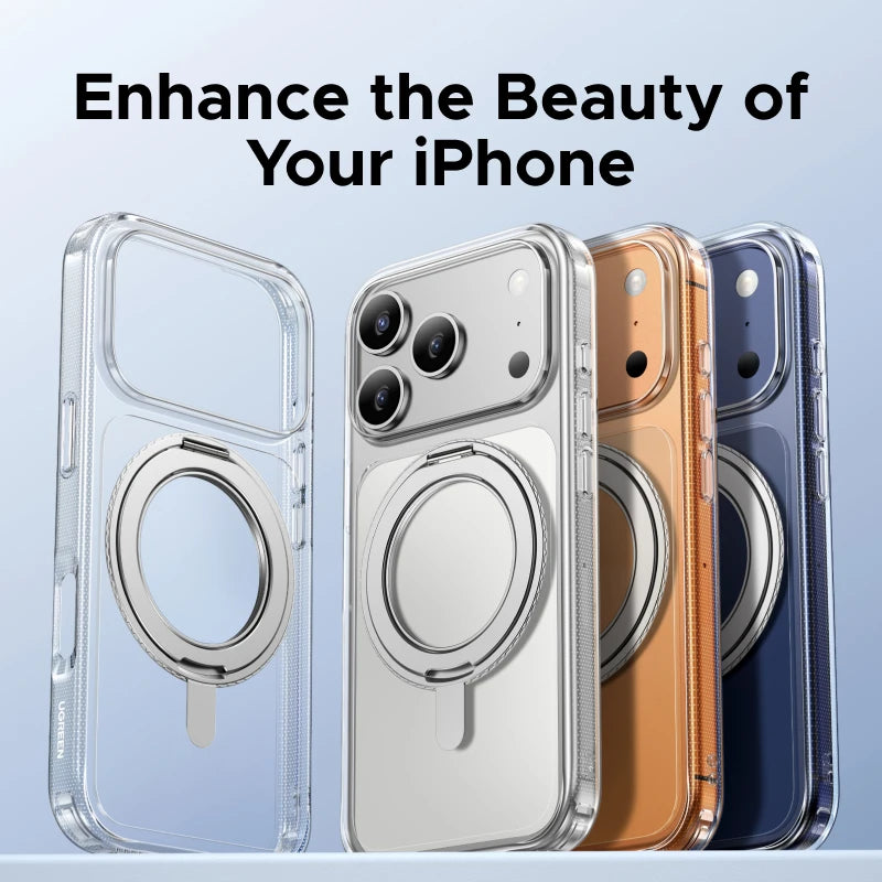 Ugreen TPU 360° Magnetic Stand Case For iPhone 17 Pro