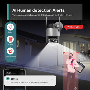 Boavision 8MP WIFI Waterproof Night Vision Surveillance Camera