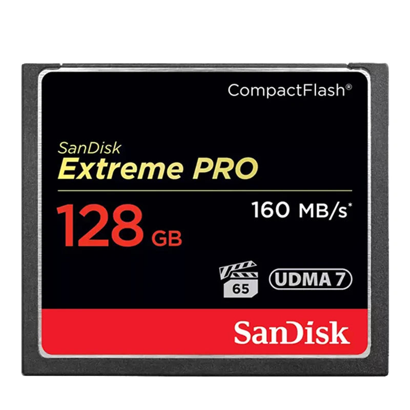 Extreme Pro Compact Flash Memory Card VPG 65 Original