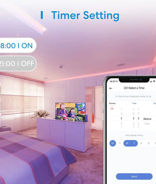 Meross Smart WiFi Compatible Alexa Google RGB LED Strip Lights